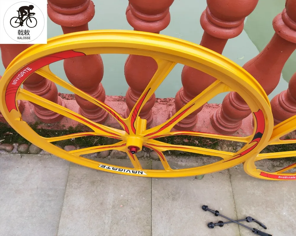 Sale Kalosse magnesuim alloy  29inch  mountain bike wheels 2 bearings hubs  100/135mm   For 11 Speed cassette 4