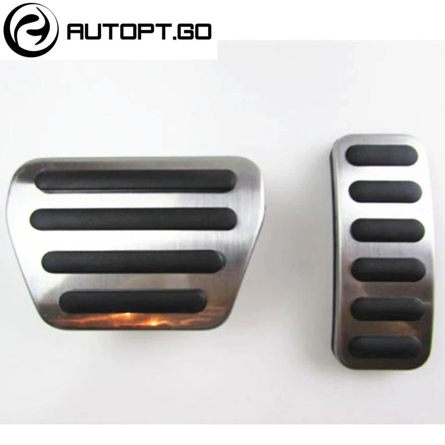 NO DRILL Anti Skid Car Foot Pedal Pad Cover Install Gas Brake Pedals