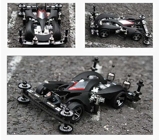 Free Shipping DIY Self made Tamiya Mini 4WD Car Model With