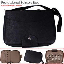 Кожаные волосы PU Ножницы сумка держится 60 шт. ножницы для салона парикмахера парикмахерские ножницы чехол сумка