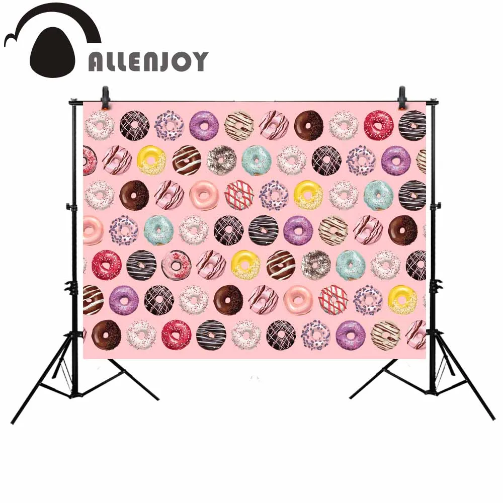Allenjoy пончик стена фотография фон розовый день рождения точки для фотостудии
