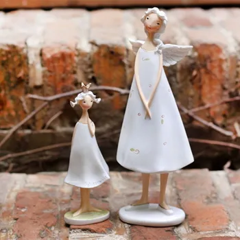 

2 Pieces/set Angel Statue Home Decoration Fairy Figurine Decor Home Nordic