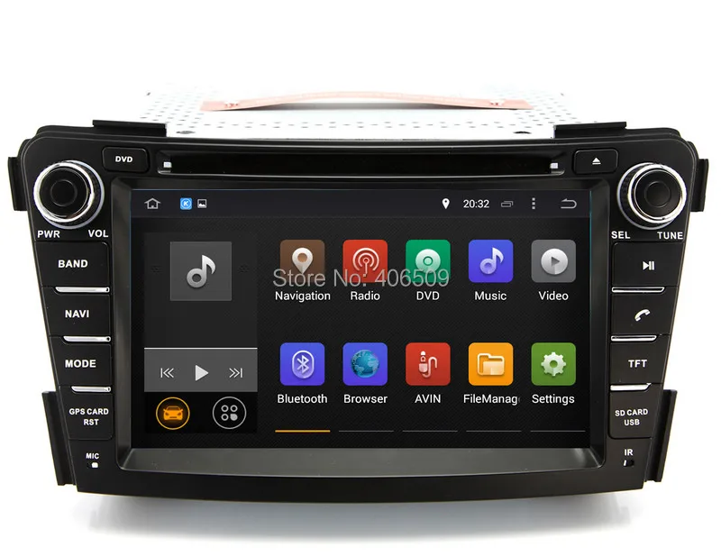 Discount Android 7.1 Car DVD Player GPS Navigation for Hyundai i40 2011 2012 2013 with Radio BT USB AUX WIFI Audio Video Stereo 4Core+2G 0