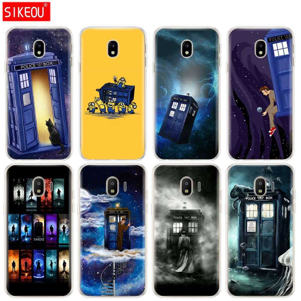 Силиконовый чехол для Samsung Galaxy J3 J5 J7 2017 J330 J530 J730 PRO j2 2018 Tardis Box Доктор Кто | Мобильные