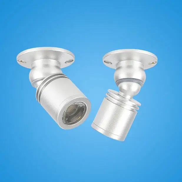 

1W mini LED spotlight, 360 degrees angle adjustable led lamp, cabinet counter showcase decorated, AC85-265V 50/60Hz