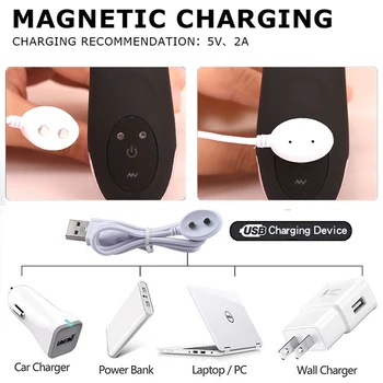 Sex Toys For Men Prostate Massager Vibrator Butt Plug Anal Tail Rotating Wireless Remote USB Charging Adult Products For Man 6