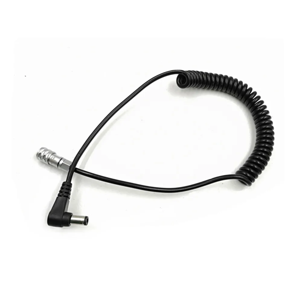 

BMPCC 4K Power Cable Coiled Spring Cable DC 5525 5.5X2.5mm to Weipu SF6 for BMPCC4K BMPCC 4K Blackmagic Pocket Cinema Camrea 4K
