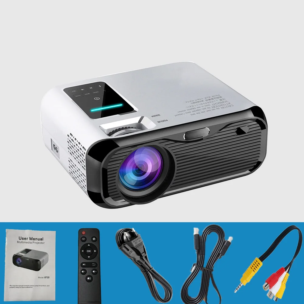 led projector Smartldea 2019 New 720P HD MINI Projector,native 1280*720 3000lumens LED Video Proyector for HD Home Cinema Portable Beamer projectors for sale Projectors