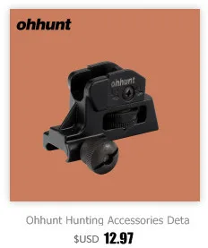 Ohhunt Охотничьи аксессуары R002 перед откидыванием спереди и сзади набор железных отверстий двойная регулировка ветра