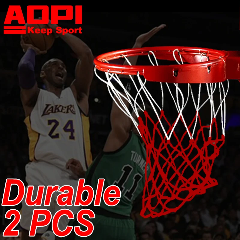 AOPI Brand Basketball Rim Mesh Net Durable Rugged Heavy Non Whip Duty