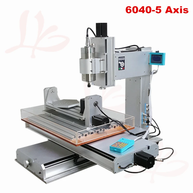 

5 axis cnc router 6040 with high performance mini cnc milling machine 1.5kw spindle for Wood metal aluminum Bronze
