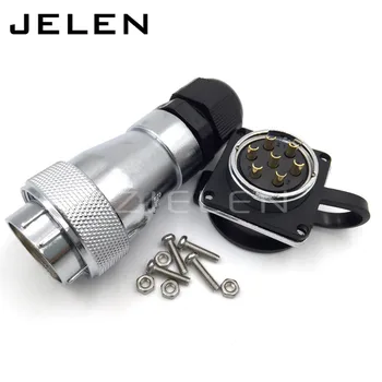 

WF28 serie 7pin aviation plug socket connector, ip67, waterproof connector 7pin outdoor male female