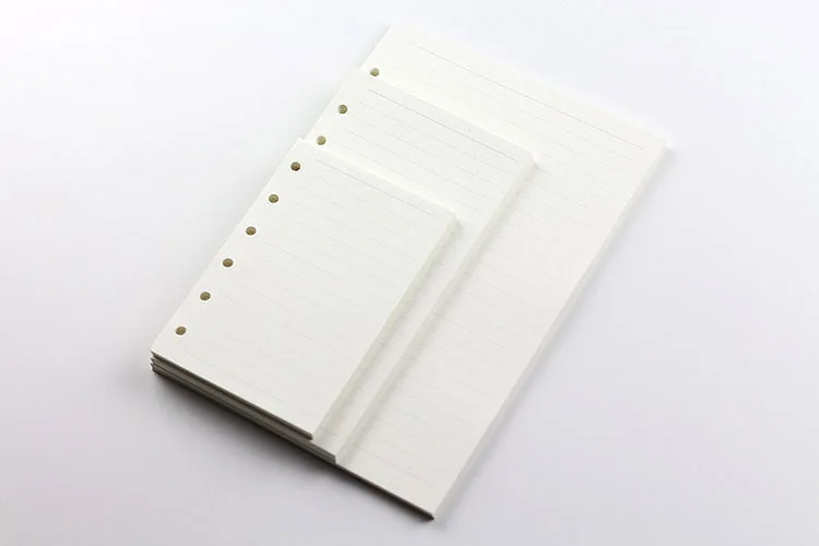 A5 A6 A7 свободные блокнот со съемными листами пополнения спиральные связующего планировщик внутренняя страница внутри Бумага молочные