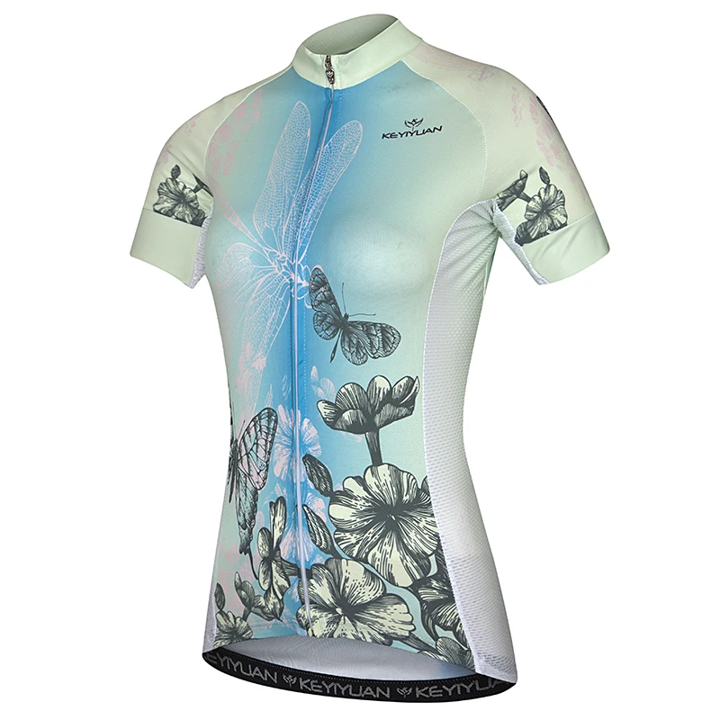 KEYIYUAN Cycling Spring Summer Short Sleeve Women's Clothing Mountain Bike Riding Shirt Sunscreen Breathable Outdoor Sportswear | Спорт и