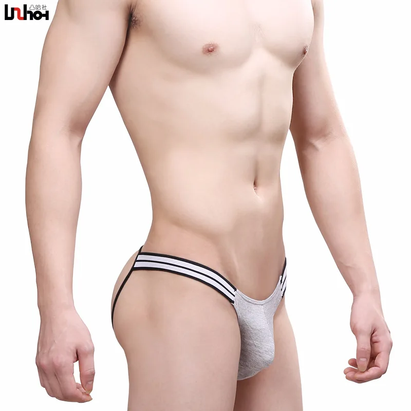 

Sexy Gay Underwear Men Briefs Short Modal Hollow Back Panties Man U Convex Pouch Low Waist Jockstrap Cueca calzoncillos M-XXL