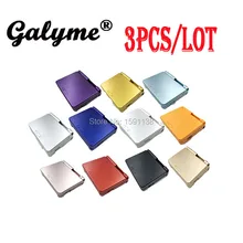 3 шт./партия, Новые многоцветные, подходят для игровой консоли GBAGameboy Advance SP, сменный корпус, пластиковая оболочка, крышка для экрана, объектив, подарок для мальчика