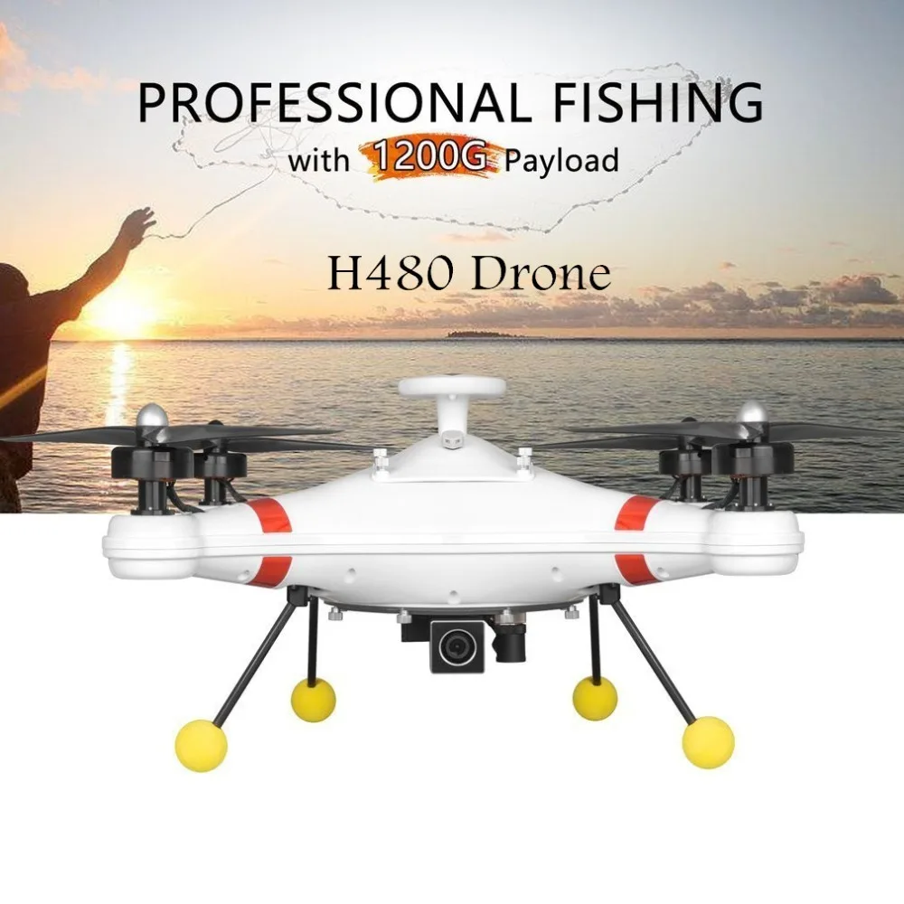 

H480 Waterproof Professional Fishing RC Drone Brushless 5.8G FPV 700TVL Camera GPS Quadcopter Aircraft UAV with OSD