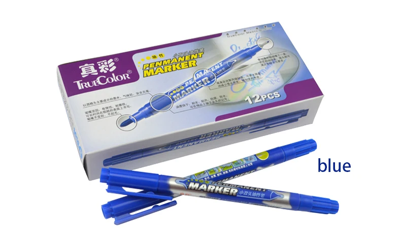 TrueColor фломастер на масляной основе 0615B детский крюк для рисования линия карандаш студенческий офис двуглавый знак ручка