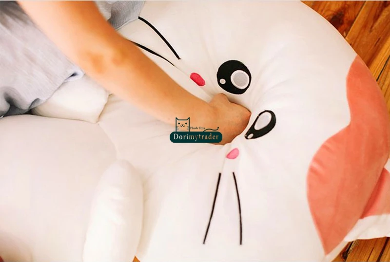 Dorimytrader 100cm Large Pop Lovely Cartoon Cat Plush Toy 39inches Stuffed Anime Cats Doll Animal Pillow Baby Gift DY61609  (13)