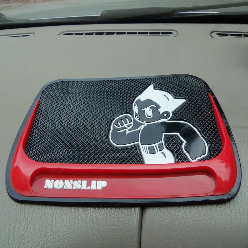 

Car phone non-slip mat sticky pad magic anti skid pad simple cartoon pattern for GPS mobile stand sticker for TOYOTA for Honda