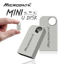 Водонепроницаемый мини-металлический флэш-накопитель usb 64 ГБ 32 ГБ 16 ГБ 8 ГБ 4 ГБ micro memory Stick Серебристая Флешка U диск usb ручка