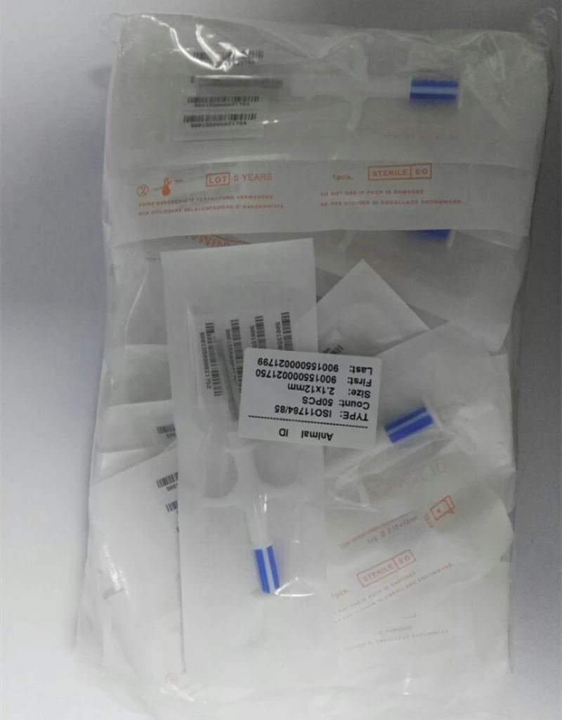 DWE CC RF 10 шт./лот EM4305 2 12*12 мм Rfid стеклянный чип 134 кГц FDX B шприц для микросхем с