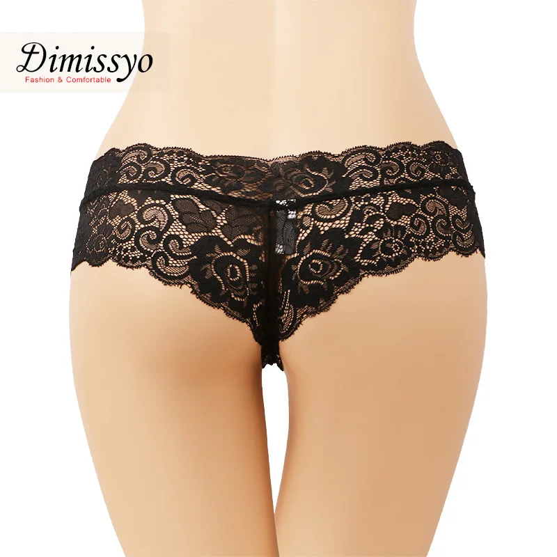Dimissyo Sexy Panties For Women Lace G Strings Thongs Tangas Transparent Underwear Women Panty Calcinha Bragas 1Pcs DP070