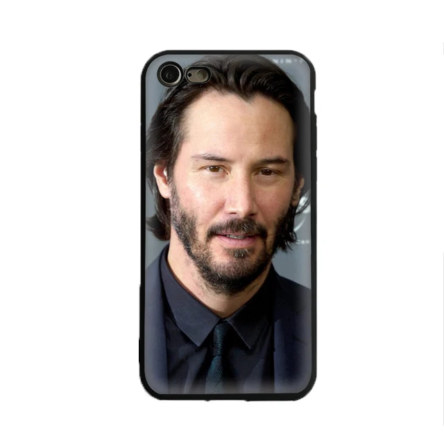 SKEROS Keanu Reeves Silicone TPU Phone Soft Cover For Apple Iphone X 5