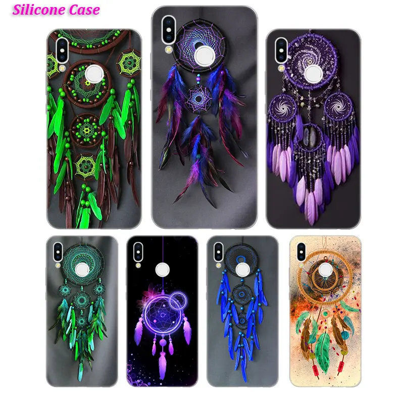 

Silicone Phone Case Fashion Dream catcher for Huawei P Smart 2019 P30 P20 P10 P9 P8 Mate 20 10 Pro Lite Plus Nova 3i Cover