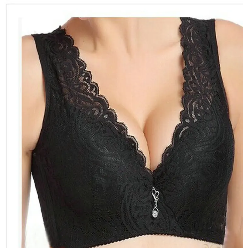 

Free shipping sexy gathered push up underwear bra women vest type big size bra show small thickness full cup size