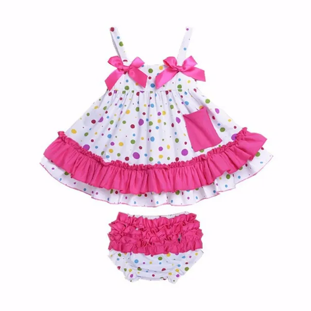 2017 Summer Baby Girl Clothing Set Cotton Baby Girl Clothes for