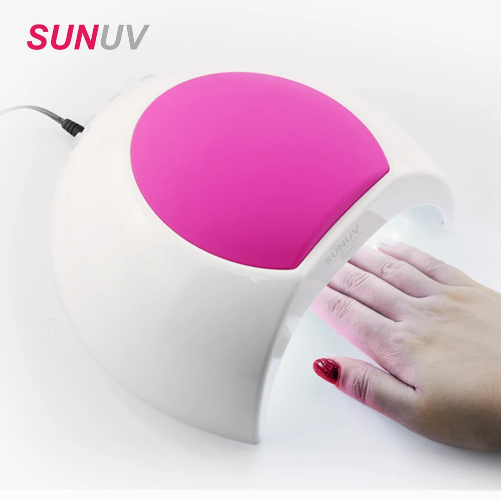 Новый sunuv 48 Вт Сушилка для ногтей SUN2 отверждения УФ-Led гели белый свет УФ лампа с