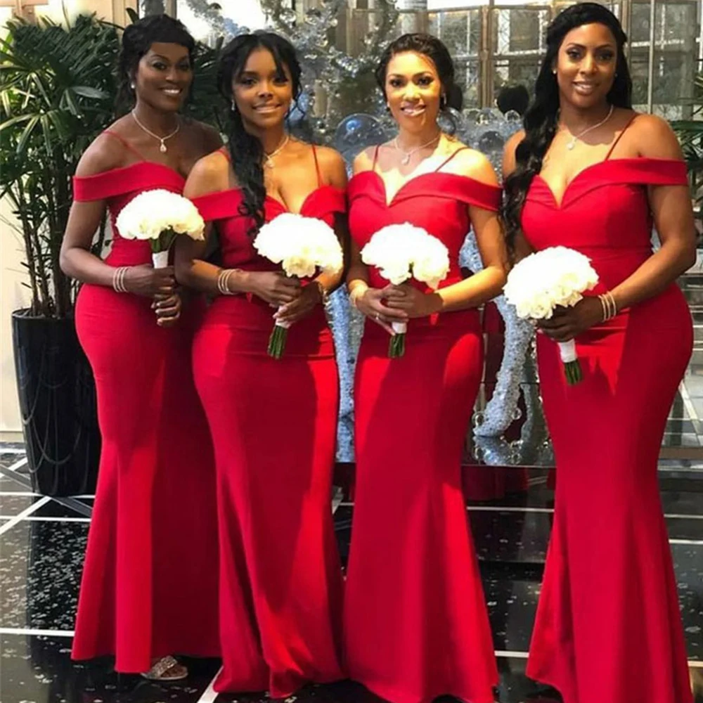 

Bbonlinedress Mermaid Spandex Long Bridesmaid Dresses 2019 vestido dama de honor boda Robes de demoiselle d'honneur Wedding