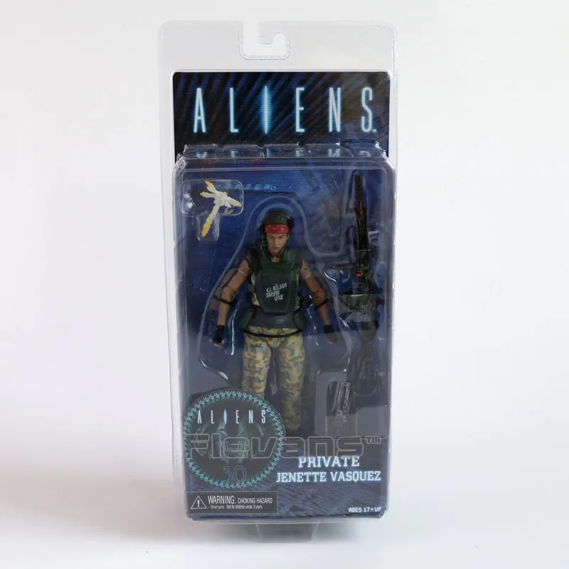 Инопланетянин NECA серия 9 Xenomorph Albino Drone Ricco Frost Jenette Vasquez ПВХ фигурка Коллекционная