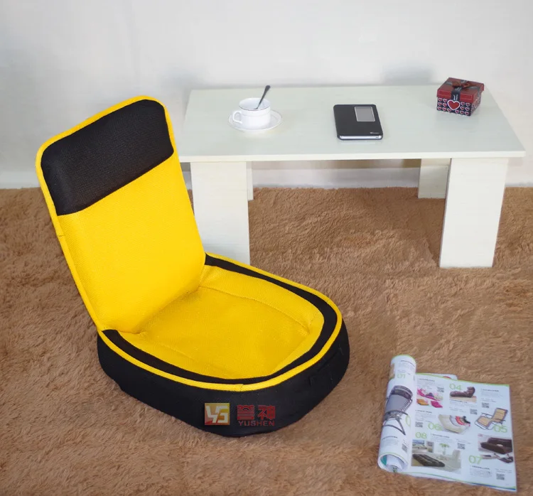 A,Chaise Lounge Chair Living Room Furniture Floor Seating Adjustable Foldable Upholstered outdoor Folding Lazy Lounger Sofa Bed