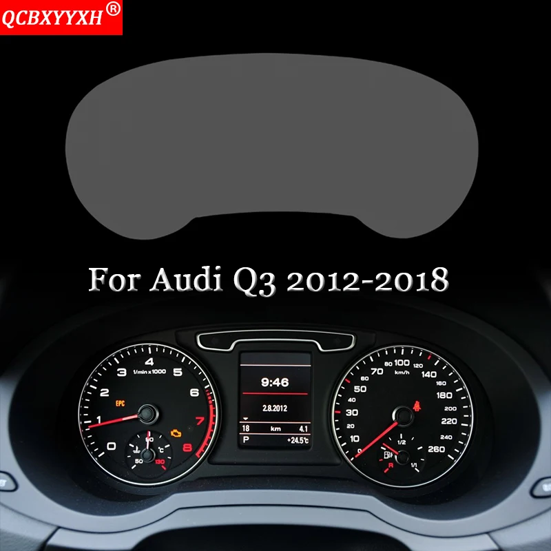 Автомобильный Стайлинг ПЭТ приборной панели автомобиля Краски Защитная пленка-стикер Передача света автомобиля авто аксессуары для Audi Q3 2012