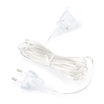 3M Extender Eu Plug 220V Voor Led String Kerstverlichting Tuin Thuis Bruiloft Decoratie 3M Extender Eu Plug 220V Voor Led String Kerstverlichting Tuin Thuis Bruiloft Decoratie