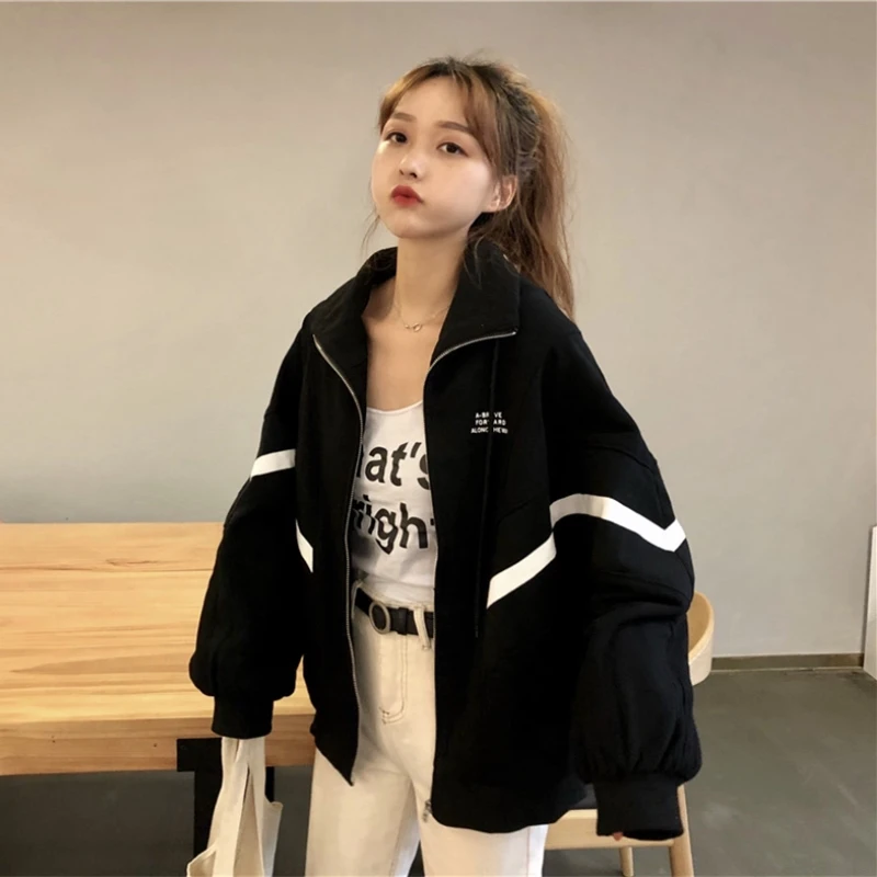Chaquetas mujer invierno коллекция 2018 года осенние корейские модные Свободные повседневные