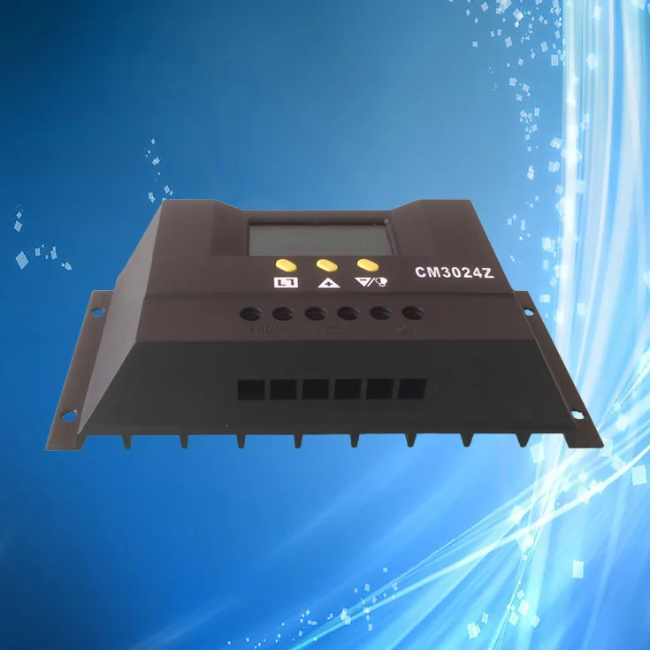 

30A 12V/24V Auto Distinguish Solar Charge Regulator, Solar Charge Controller for 360W / 720W Solar Panel, LCD Display
