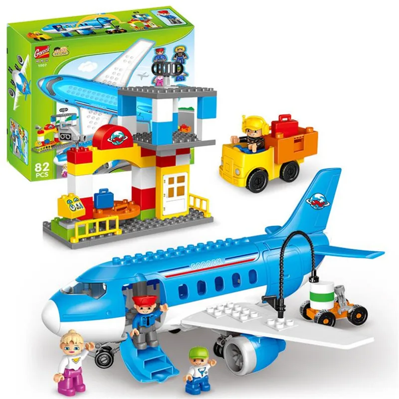 DIY большие частицы land sea and air сборка игрушка автомобиль самолет серии модель головоломка строительные игрушки
