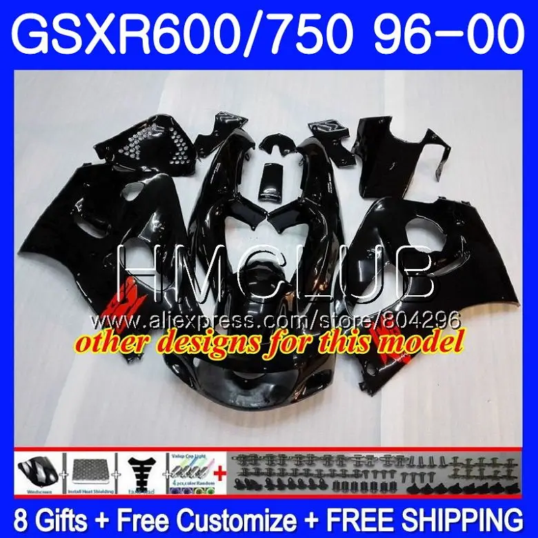 Комбинезоны Зеленый пламя для SUZUKI GSXR 750 600 SRAD GSXR600 96 97 98 99 00 1HM образования легкой пены. 3 GSX-R600 GSXR750 1996 1997 1998 1999 2000 обтекатель