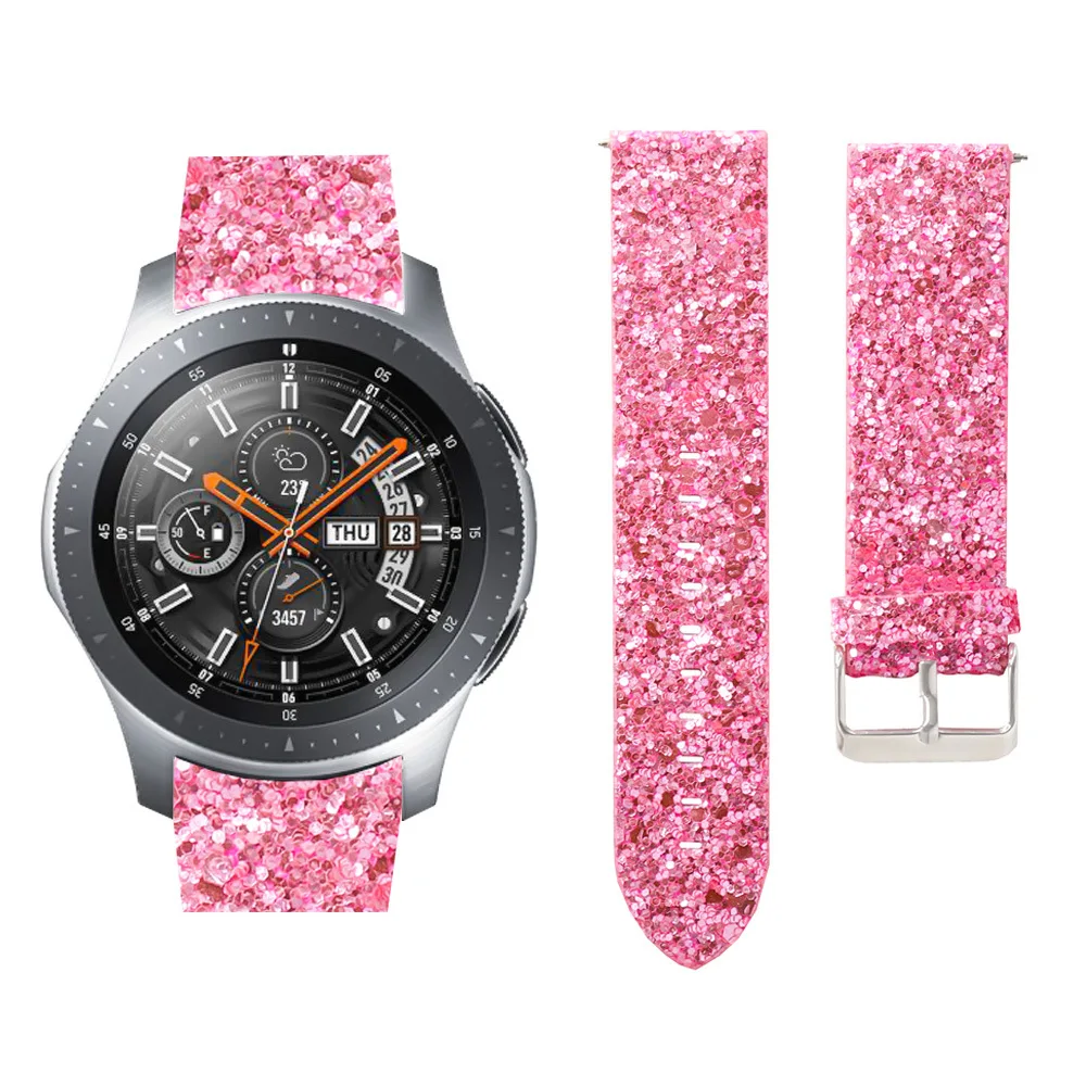 20 мм/22 мм/ремешок для samsung Шестерни спортивные S2 S3 классический Frontier galaxy watch 42 мм 46 мм активный ремешок huami amazfit Bip huawei gt 2