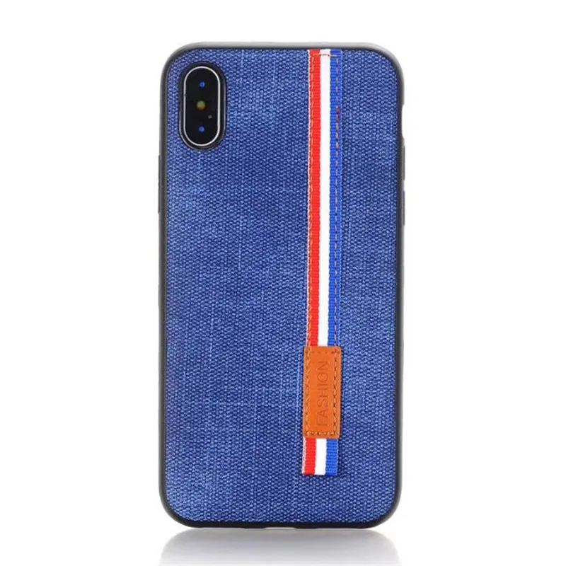 4 warna bisnis koboi PU handphone kasus Untuk Apple iphone X 8 7 6 ayat yang sama Lanyard telepon kasus Untuk iphone 8 ditambah 7 P penutup