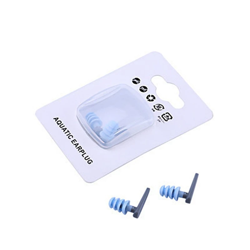 NEW 1 Pair Waterproof Swimming Professional Silicone Swim Earplugs Adult Children Swimmers Diving Soft Anti-Noise Ear Plug Pro