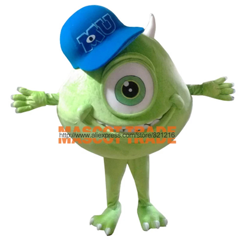 

Adult Monsters University Mascot Costume Mike Monsters University Sully Mike Mascot Mascot costume for Halloween party event