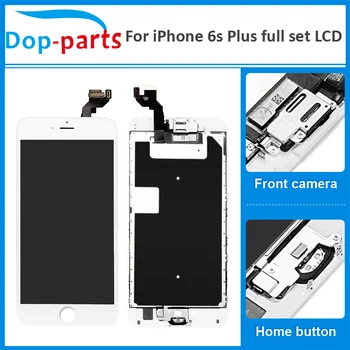 

Full Set LCD For iPhone 6s plus LCD Display Touch Screen Home button+Front camera Digitizer Assembly Replacement free tools