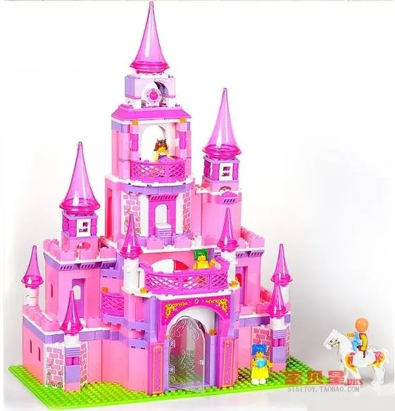 Free shipping Pink Dream Princess Castle/ Designers children