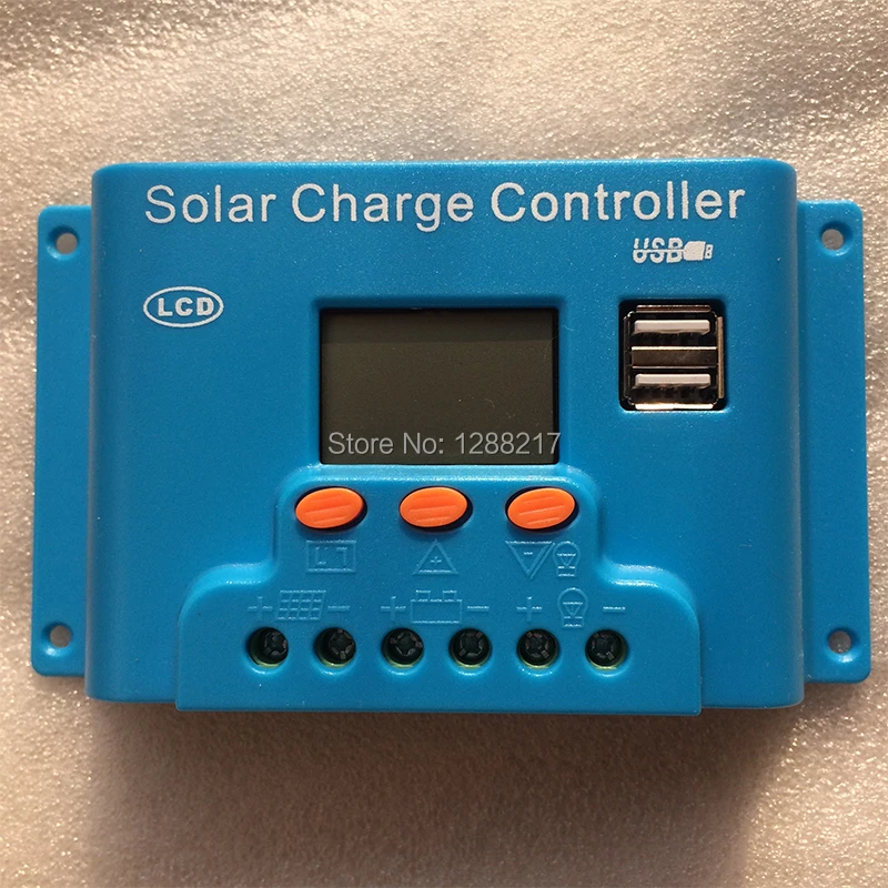 

DC12V24V Auto 30A20A10A Solar Charge Controller PWM Solar Battery Charger Solar PV Regulators for Lithium-ion Battery