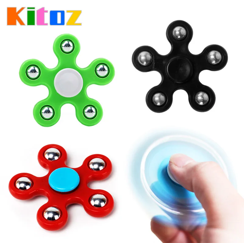 

Pentagon Five Point Plastic Finger Spinner Spiner Beyblade Rotating Top Adult Kids Hand Toy Anti Stress Anxiety Toy
