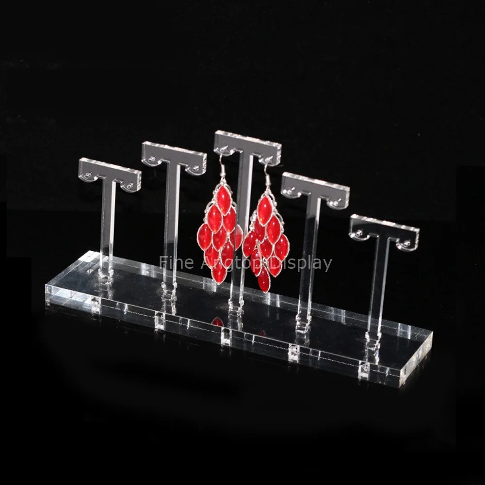 

Clear Acrylic Plexiglass Earring Jewelry Stand Countertop Display